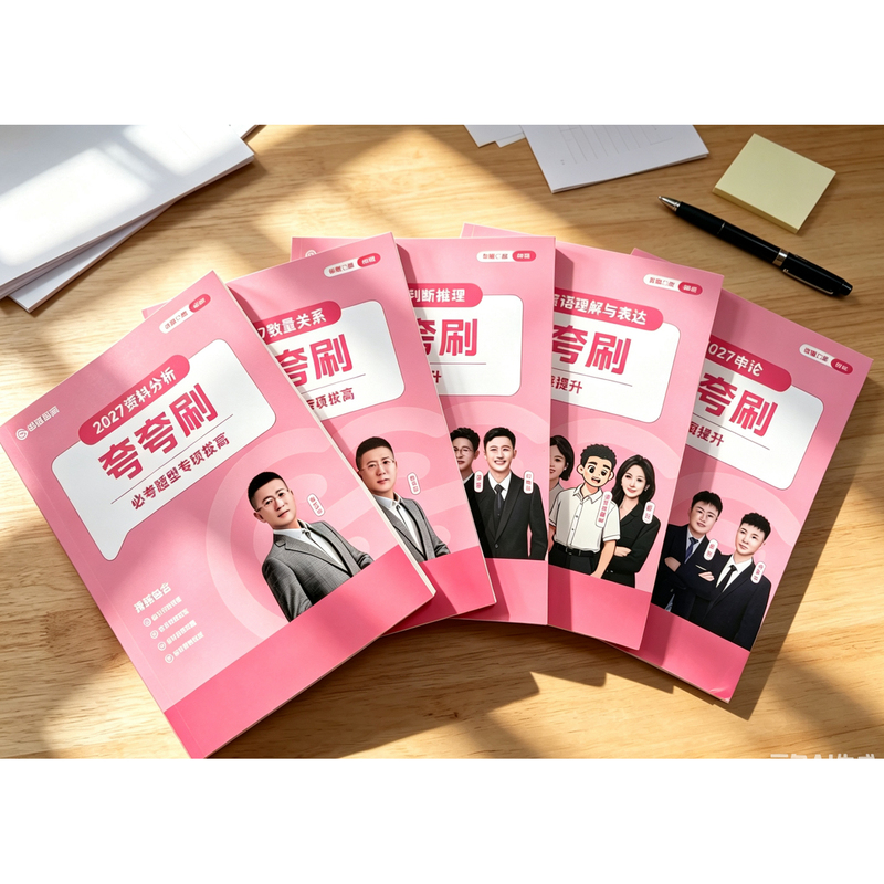 2027 Public Service Exam + Essay Writing (Five-In-One) Materials by Mou Zhili: Comprehensive Practice Course with Free Courses