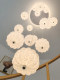 2024 New Model Villa Duplex Staircase Long Chandelier French Light Luxury Cream Style Loft Apartment Hollow Living Room Lamp