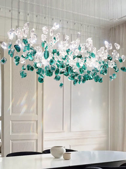 Bar Counter Restaurant Lamp 2026 New Model Tea Room Chandelier Dining Room Crystal Lamp French Light Luxury Creative Art Chandelier