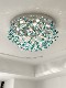 French-Style Living Room Main Light, Bedroom Ceiling Light, High-End Hall Crystal Light, Warm and Romantic Flower Girl's Room Light