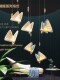 Bedside Small Pendant Light, Modern Minimalist Butterfly Bedroom Dining Room Light, Duplex Spiral Staircase Long Pendant Light, Light Luxury Living Room Light