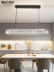 Italian Modern Light Luxury Restaurant Chandelier with Creative Ice Crack Design, Minimalist High-Brightness Dining Table Lamp for Guesthouses