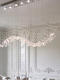 Bar Counter Restaurant Lamp 2026 New Model Tea Room Chandelier Dining Room Crystal Lamp French Light Luxury Creative Art Chandelier