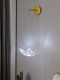 Wall lamp bedroom lamp simple modern creative bar Internet celebrity warm butterfly lamp background wall light luxury bedside small chandelier