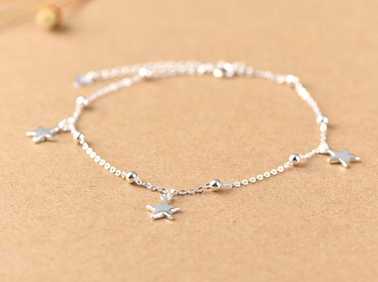 Bracelet de cheville Femme OTHER   en Argenterie - Ref 3103807 Image 8