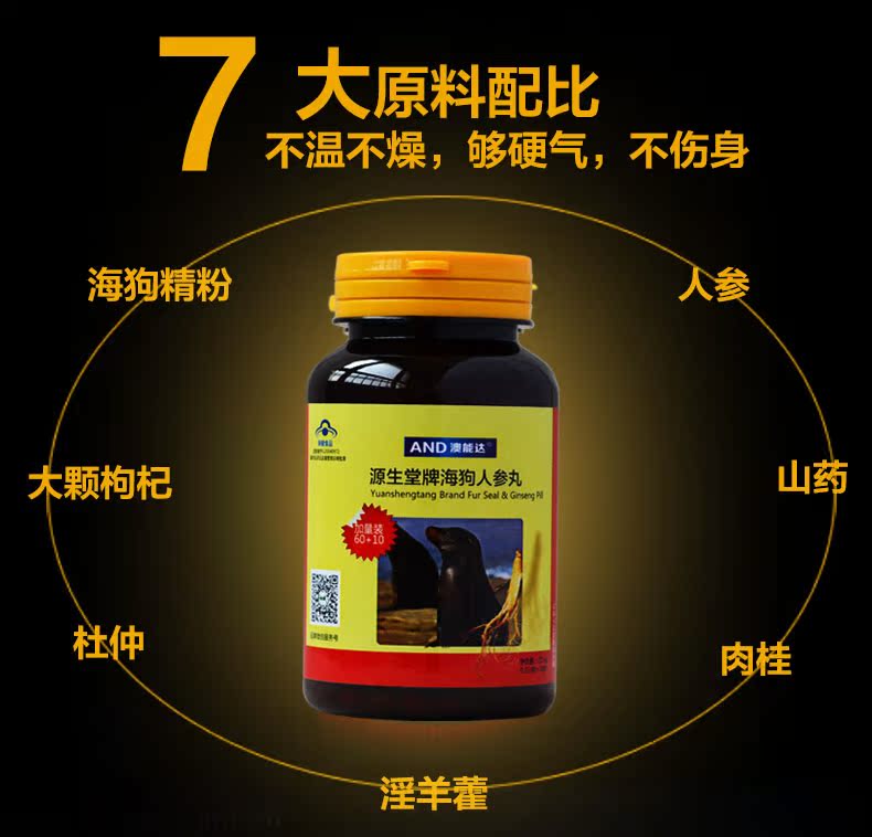Mua 1 tặng 1 Úc có thể mua thuốc sâm sâm chó thương hiệu Yuanshengtang 0,32g / hạt * 70 viên Sản phẩm sức khỏe Authentic - Thực phẩm sức khỏe thực phẩm chức năng tăng chiều cao