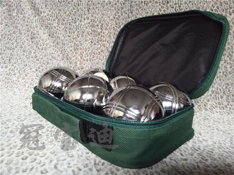 6-PACK LAWN BALL FRENCH PETANQUE FITNESS BALL METAL BOCCE BALL BOULES PETANQUE BOCCE