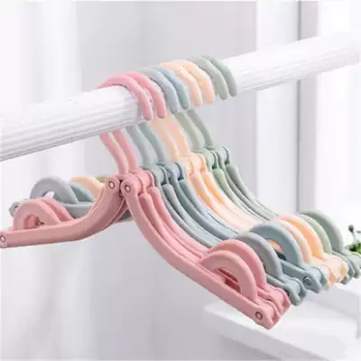 Business trip adult Travel hangers home folding portable magic plastic non-slip drying hangers hotel drying clothes