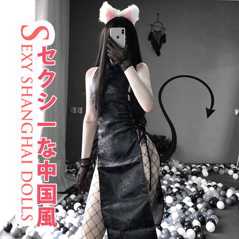 weisgirl retro sexy qipao suit emotive uniform Temptation Female Nightclub Rabbit girl Student DS to play out