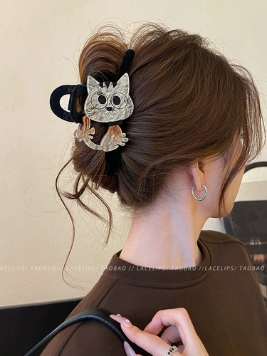 Милая заколка-крабик, акула, заколка для волос, аксессуар для волос, котенок, новая коллекция