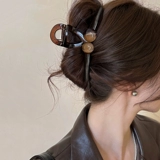 Акриловая большая заколка-крабик, акула, заколка для волос, новая коллекция