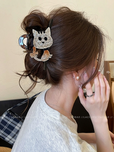 Милая заколка-крабик, акула, заколка для волос, аксессуар для волос, котенок, новая коллекция