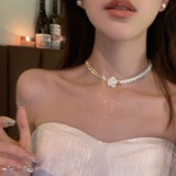 Небольшой дизайнерский горный чай из жемчуга, французский стиль, тренд сезона