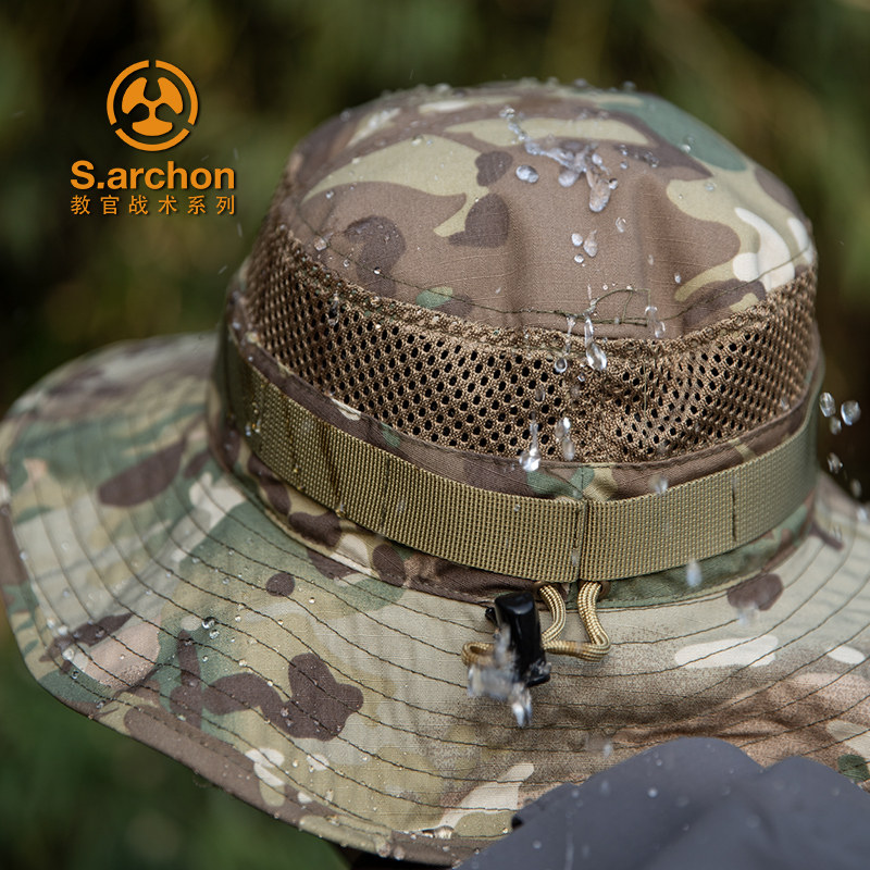 Summer hat sunshade sunscreen male special forces Benny hat Army version German tactical hat Round edge military training hat