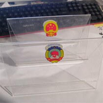 Transparent triangle platform card acrylic V-type Conference card sign seat card display card CPPCC National Peoples Congress seat card
