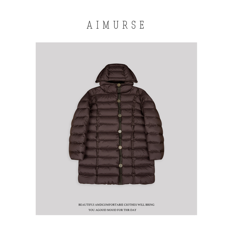 Aimurse 【Warm Winter Capsule】 Niche Designer Winter Warm Hooded Versatile down Jacket Am70228 Aimurse 【Warm Winter Capsule】 Niche Designer Winter Warm Hooded Versatile down Jacket Am70228