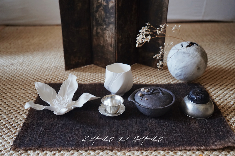 Zhuoqi Talk｜Set 0071: the Thousand-Year Love between Mountains and Trees - Wabi-Sabi Style Tea Set with Bao Ping and Geng Daojin