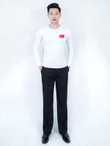 Male dance clothes practice clothes modern dance clothes Latin dance clothes square dance clothes ballroom dance clothes national standard dance clothes