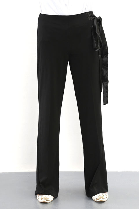 Female elastic No elastic Latin dance pants National Pets Musudan Dance Ballroom Dance Pants Performance Practice Dance Pants Long Pants