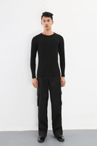 Male pocket Latin dance square dance modern dance national standard dance ballroom dance dance uniform Dance Dance uniform