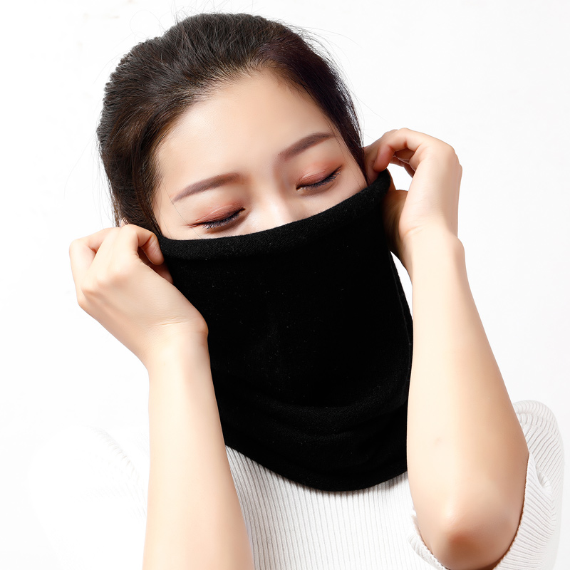 Cashmere neck collar women's winter men's collar collar thickened Korean version warm and windproof collar autumn and winter cold-proof knitted bo circle