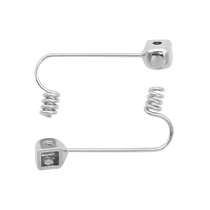 Glasses nose rest bracket spring spiral head accessories on screw type metal nose bracket myopia frame nose pad support rod