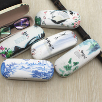 Retro Chinese style glasses case myopia glasses reading glasses glasses case personality creative male and female students eye accessories