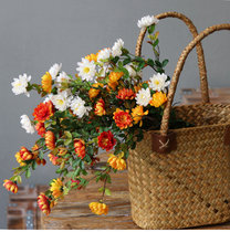 Pastoral daisies wild fun fake flower single chrysanthemum restaurant gerbera flower decoration simulation feel hipster