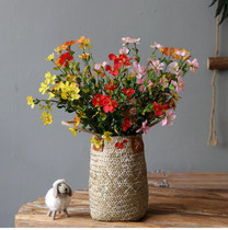 Rural idyllic Little Wild Flower Simulation Flower hipster Fake Flower Bouquet Mori Holding Flower Ornaments Desktop Ornaments