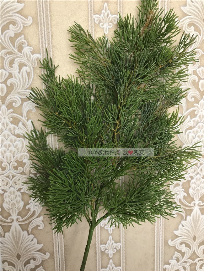 Mô phỏng kim thông, cành thuja, chậu giả, cành thông, đạo cụ, hoa khô, hoa nhựa, lá thông, lá giả - Hoa nhân tạo / Cây / Trái cây cây xương rồng giả