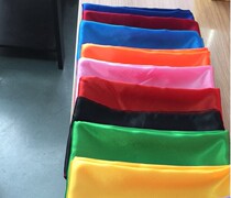 Double-layer martial arts belt satin or silk fabric practice Tai Chi suit matching belt mens and womens models 11 colors