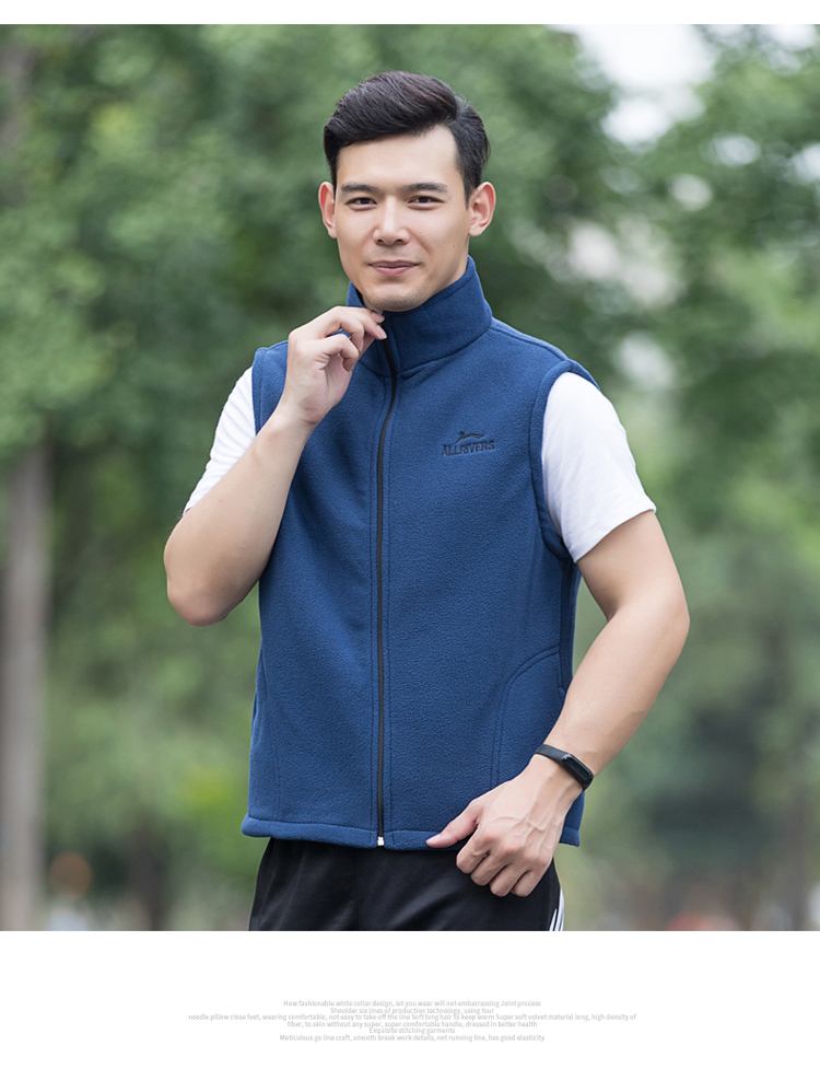 Áo vest nam mùa thu và mùa đông áo nịt len ​​ấm áp áo khoác thể thao giản dị Áo vest không tay vest nam - Dệt kim Vest áo vest nam đẹp