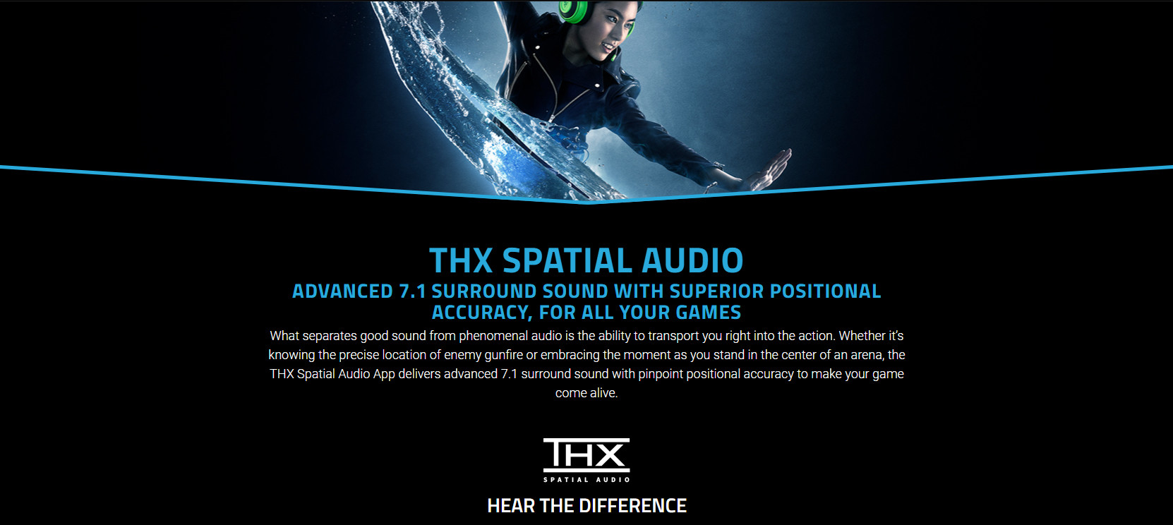 Razer/雷蛇 THX SPATIAL AUDIO 空间音效 7.1 环绕声 耳机 激活码