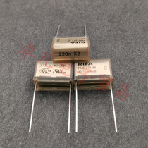 Finland RIFA 0 22uF PME271M 275VAC 220n X2 Film capacitor p20 3
