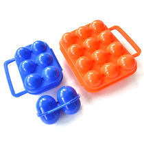 Outdoor camping egg box anti-break portable hand in hand egg clip Picnic self-driving barbecue supplies 12 grid 6 grid 2 grid