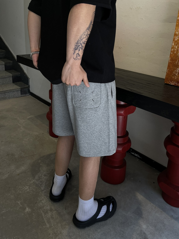 Fannifan's "Island Cotton Black Label Series" Summer Simple and Versatile Embroidered Shorts for Men and Women, Casual Loose-Fitting Five-Point Pants Fannifan's "Island Cotton Black Label Series" Summer Simple and Versatile Embroidered Shorts for Men and Women, Casual Loose-Fitting Five-Point Pants