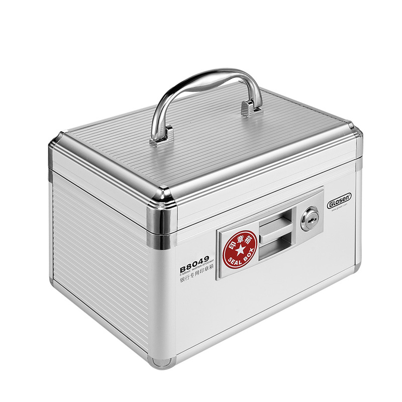 Gold Longxing B8049 Large Number Bank Financial Seal Containing Box Hand Stamp Case Fashion Containing Octopus Box