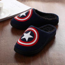 Foreign trade original single export autumn and winter fashion thick bottom winter home indoor men and women couples warm wool cotton slippers