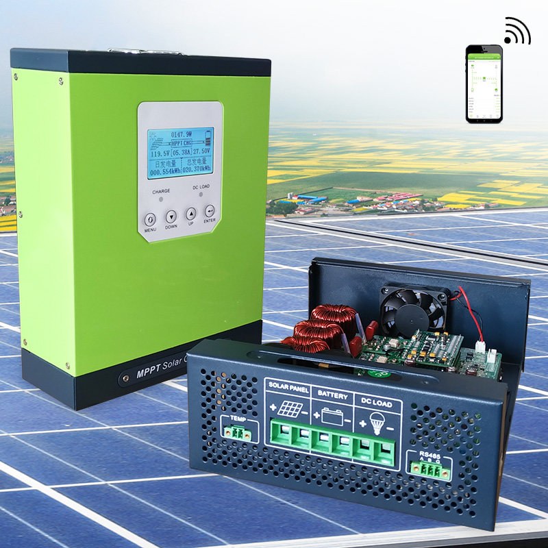 Universal solar controller MPPT photovoltaic panel power generation 60A charging automatic 12v24V48v72v96v