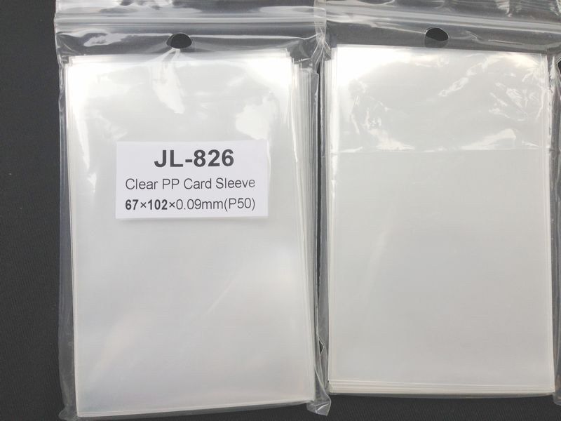 JL-826 card sleeve size 67x102mm suitable for 65x100 card cards Seven Wonders of the Seven Wonder Sleeves ultra-thick