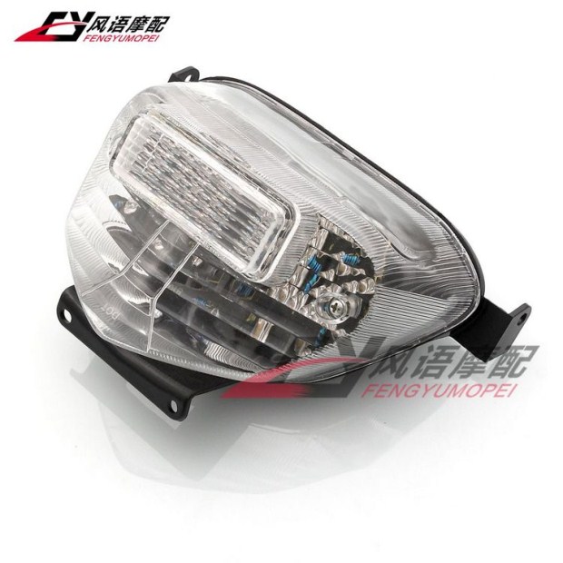 Thích hợp cho đèn hậu LED Suzuki GSXR600 750 K2 GSXR1000 K1 với đèn lái - Đèn xe máy đèn xe máy fly