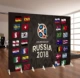 Thể thao World Cup Bóng đá Nền màn hình Vách ngăn YY Neo Mobile Folding Fabric Không thấm nước Rào chắn - Màn hình / Cửa sổ