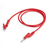 Multimeter DC power supply instrument test line alligator clip banana head cable silicone cord output line