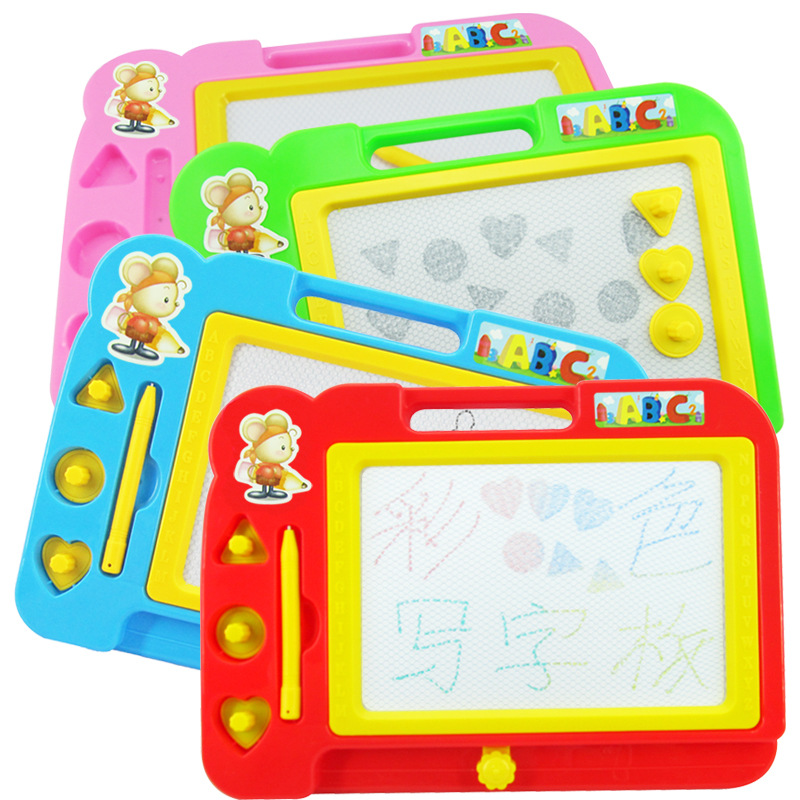 Hot children color magnetic writing board baby plastic puzzle board early teaching toy drawing board toy