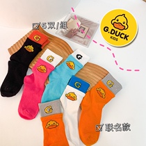 Girls socks cute cartoon stockings 2021 Spring and Autumn New Tong childrens stocking tide