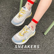 Childrens sports shoes 2021 summer girls fashion mesh breathable casual shoes Korean version of the children comfortable running shoes