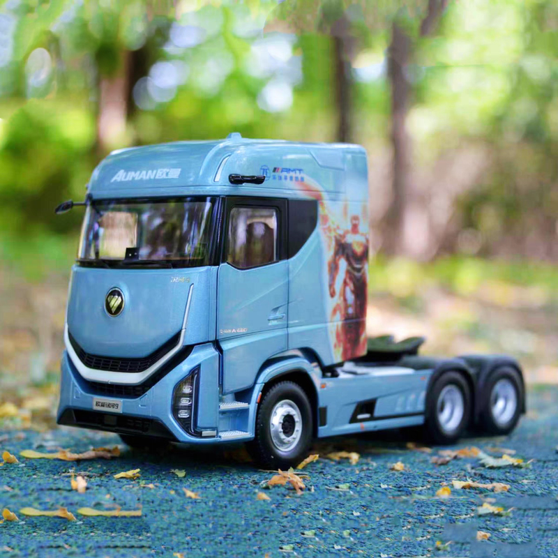 1:24 Original Foton Auman Galaxy 9 Tractor Truck Head Est Truck Model Tractor Alloy Car Model B