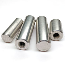  M5M6M8M10M12mm 304 stainless steel internal thread cylindrical pin Internal thread pin Pin with hole positioning pin