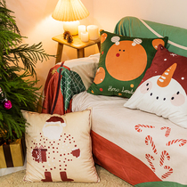 One Orange Christmas Festive Hug Pillow Cute Bed Couch Cushions Paparazzi Super Soft Cartoon Ins in Home