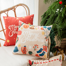 One Orange Christmas Holding Pillow Car Nordic Style Ins Kitty Cat Cushion Sofa Living Room Girls Cute Winter